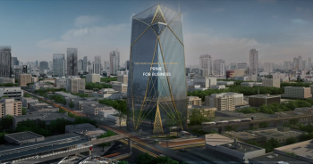 Spring Tower ได้รับการรับรอง LEED Gold Certified จากสภาอาคารเขียวสหรัฐอเมริกา